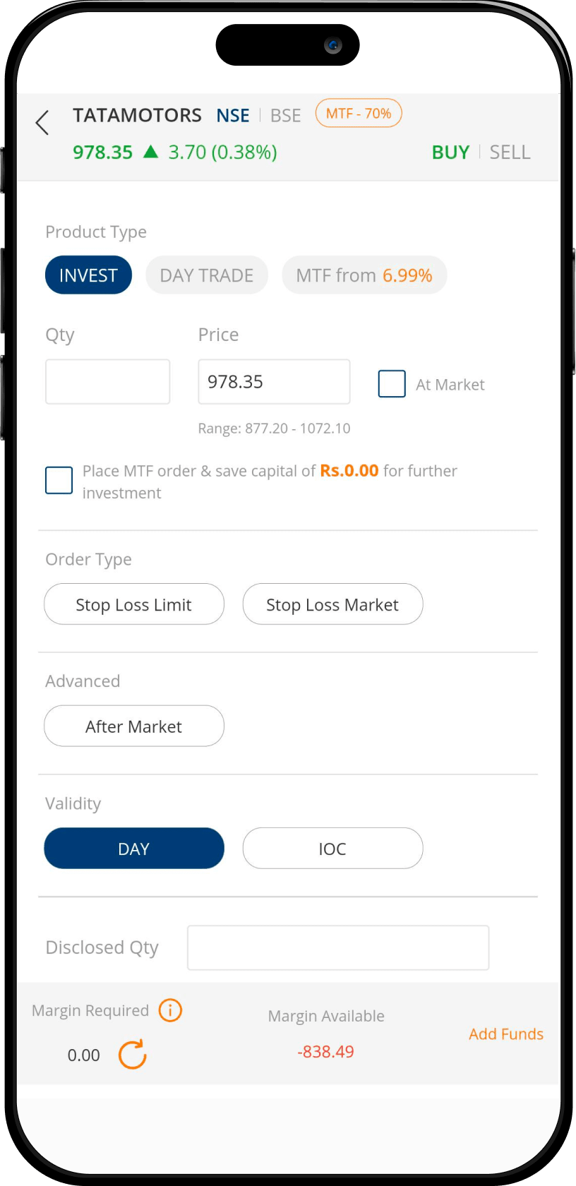 Advanced order types