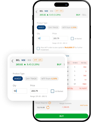 Enter stock and quantity details