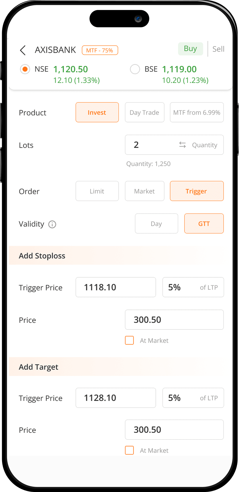 Advanced order types