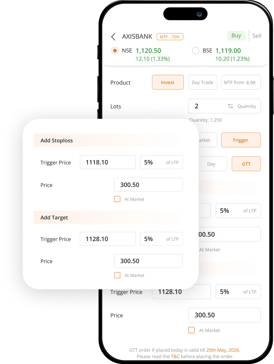 Advanced order form